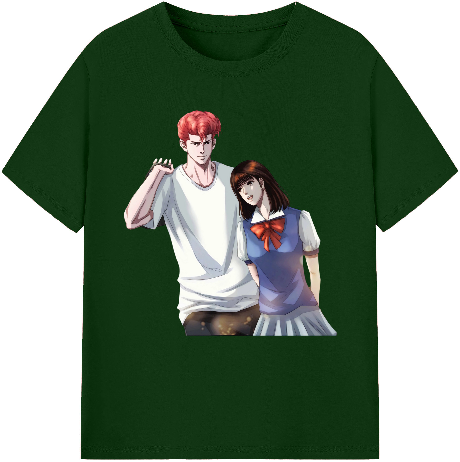 SLAM DUNK／スラムダンク 綿100％半袖Tシャツ（フロントプリント）
